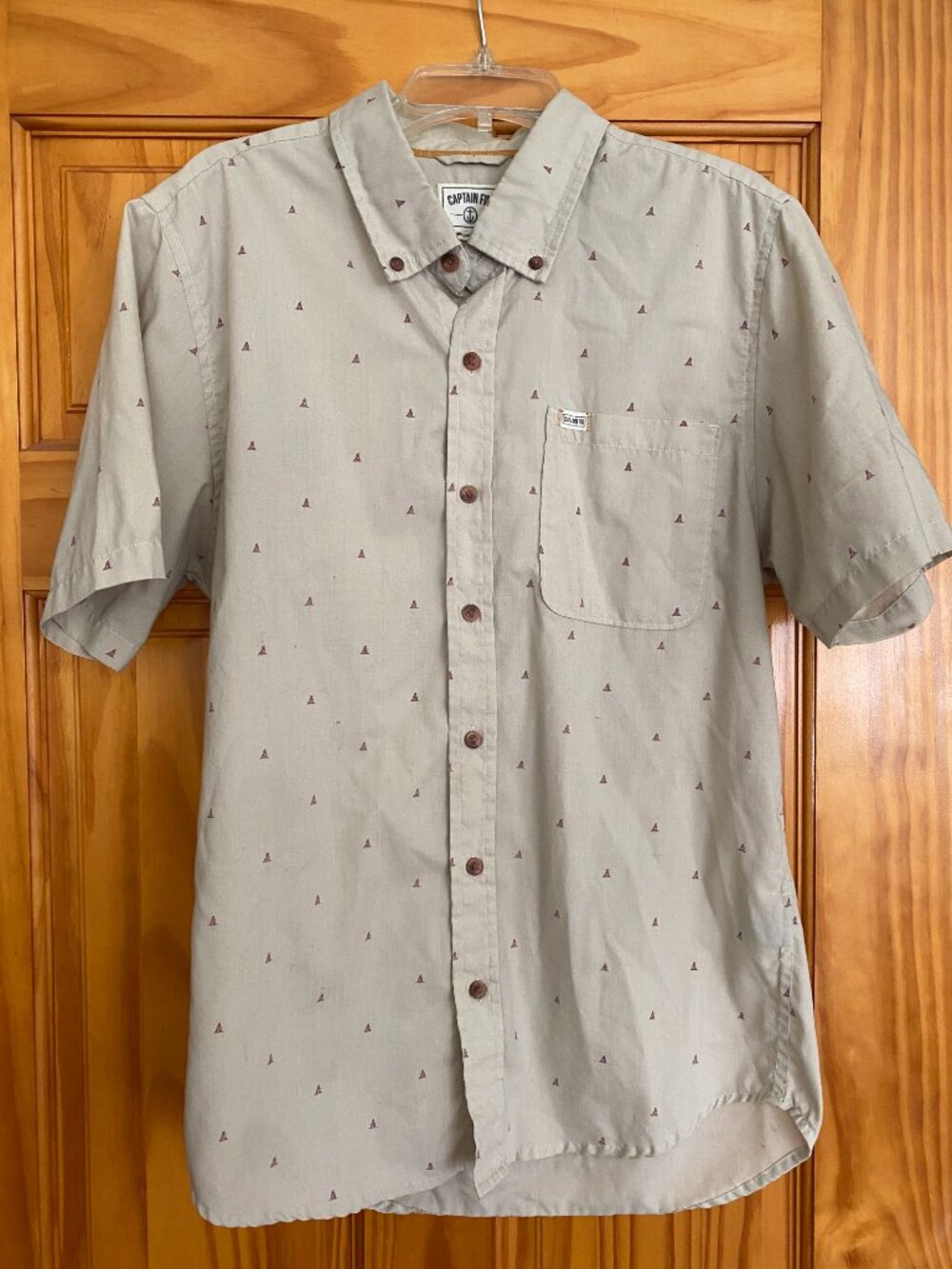 Captain Fin Sailboat Shirt Size S
